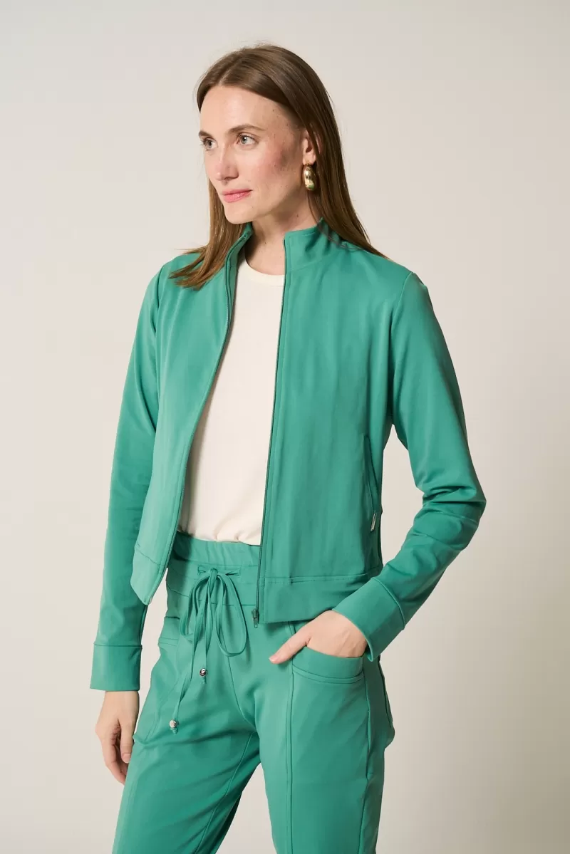 Hidrogênio - POLYAMIDE JACKET WITH GREEN ZIPPER - 19945009 Hidrogênio - POLYAMIDE JACKET WITH GREEN ZIPPER - 19945009
