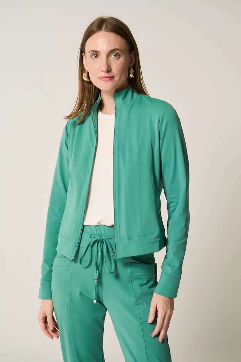 Hidrogênio - POLYAMIDE JACKET WITH GREEN ZIPPER - 19945009 Hidrogênio - POLYAMIDE JACKET WITH GREEN ZIPPER - 19945009