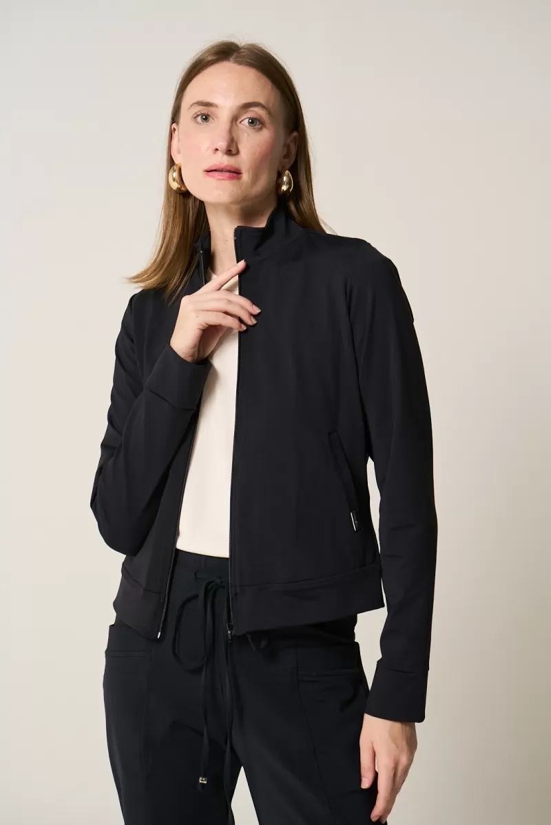 Hidrogênio - BLACK ZIPPER POLYAMIDE JACKET - 19945001 Hidrogênio - BLACK ZIPPER POLYAMIDE JACKET - 19945001