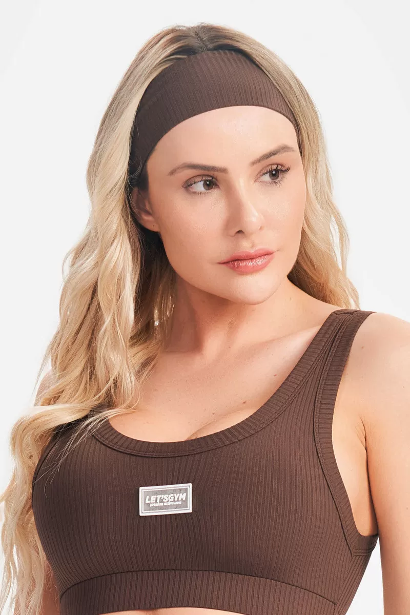 Lets Gym - Head Band Radiant Coffee - 2679CF