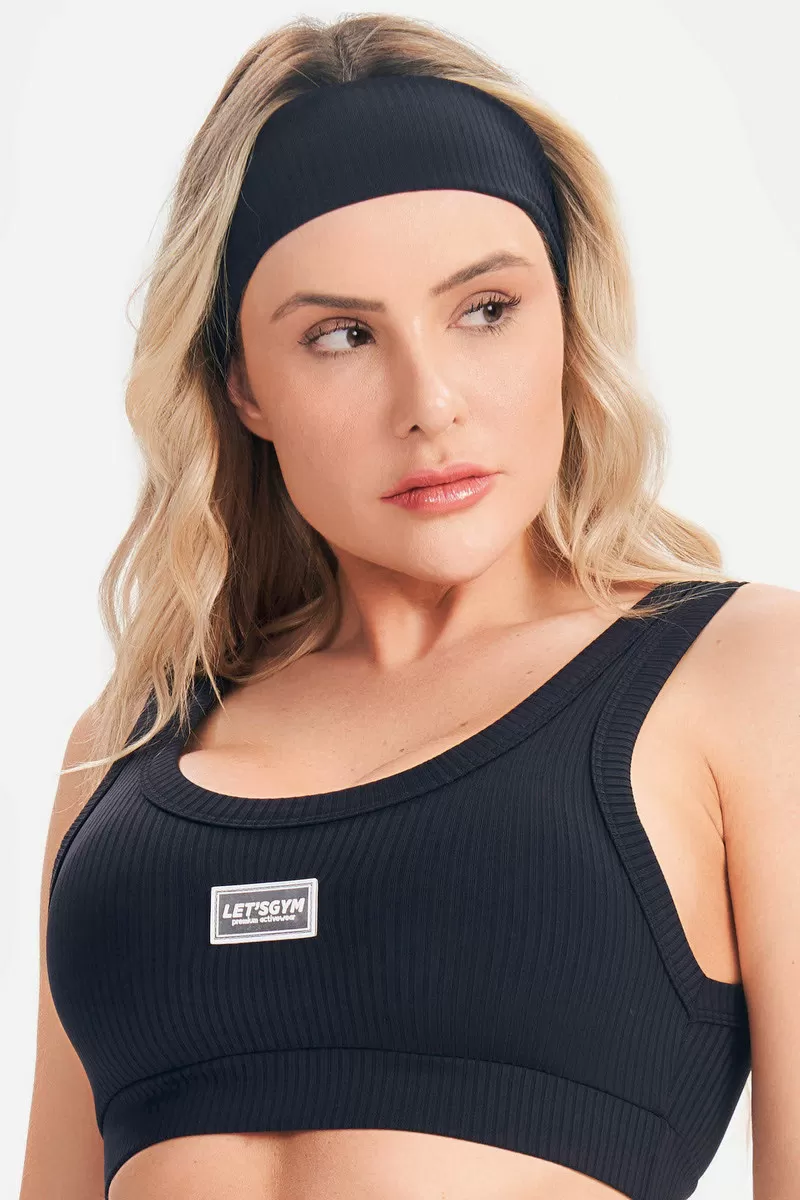 Lets Gym - Radiant Head Band Black - 2679APT