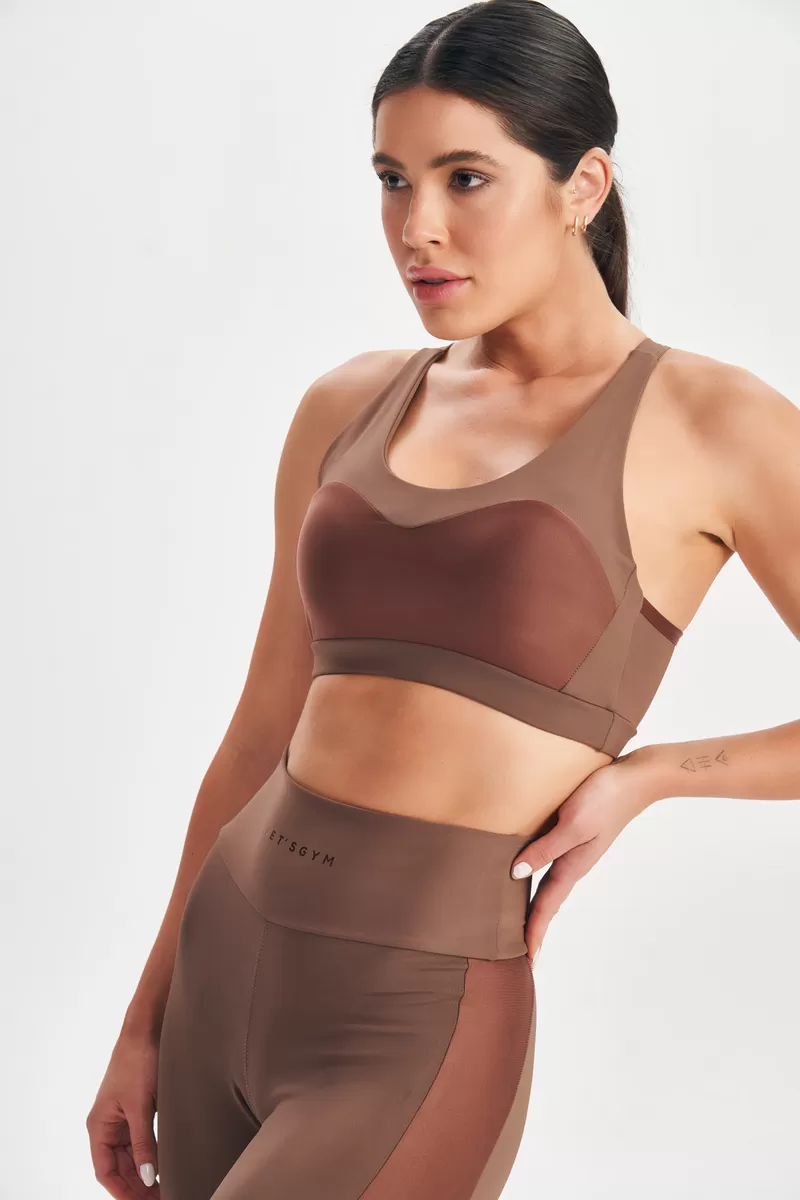Lets Gym - Dark Brown Leggings - 2635MR Lets Gym - Dark Brown Leggings - 2635MR