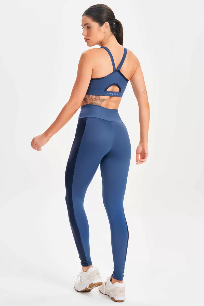 Lets Gym - Dark Blue Leggings - 2635AZ Lets Gym - Dark Blue Leggings - 2635AZ