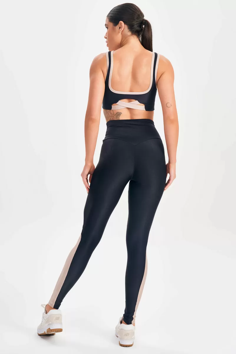 Lets Gym - Black Happiness Leggings - 2689APT Lets Gym - Black Happiness Leggings - 2689APT