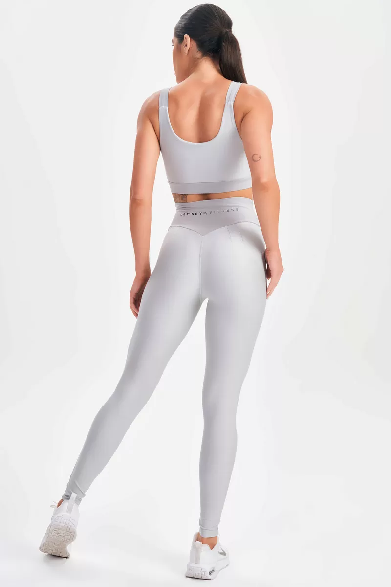 Lets Gym - Silver Refine Leggings - 2692PR