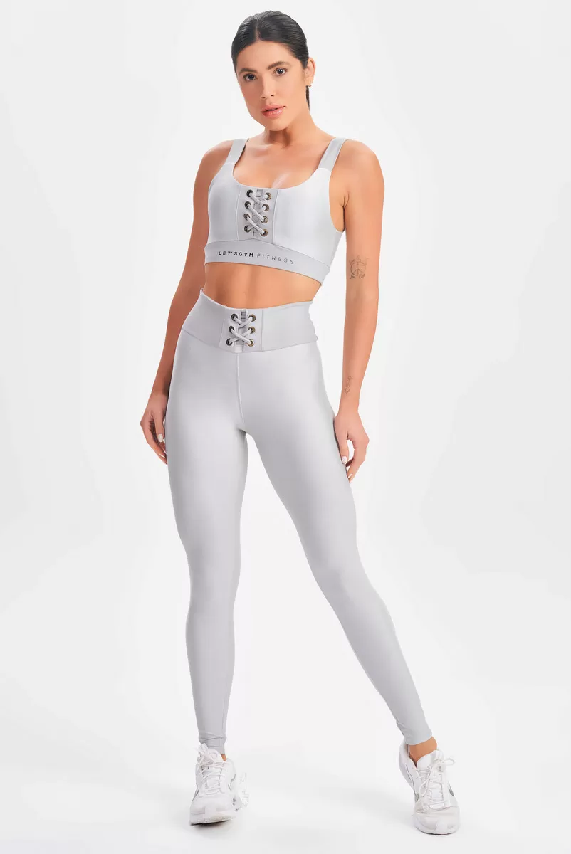 Lets Gym - Silver Refine Leggings - 2692PR