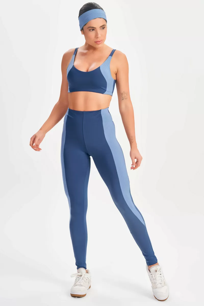 Lets Gym - Radiant Blue Leggings - 2640AZ Lets Gym - Radiant Blue Leggings - 2640AZ