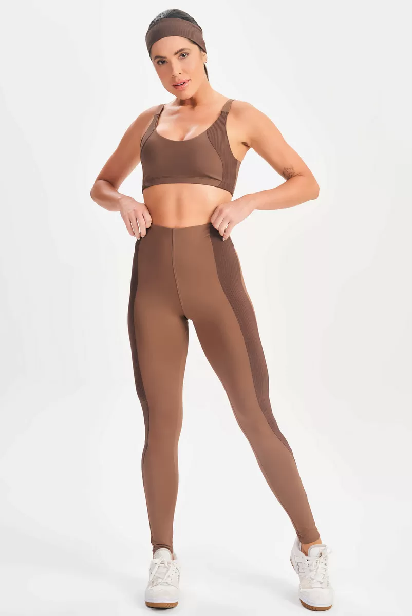 Lets Gym - Radiant Coffee Leggings - 2640CF Lets Gym - Radiant Coffee Leggings - 2640CF