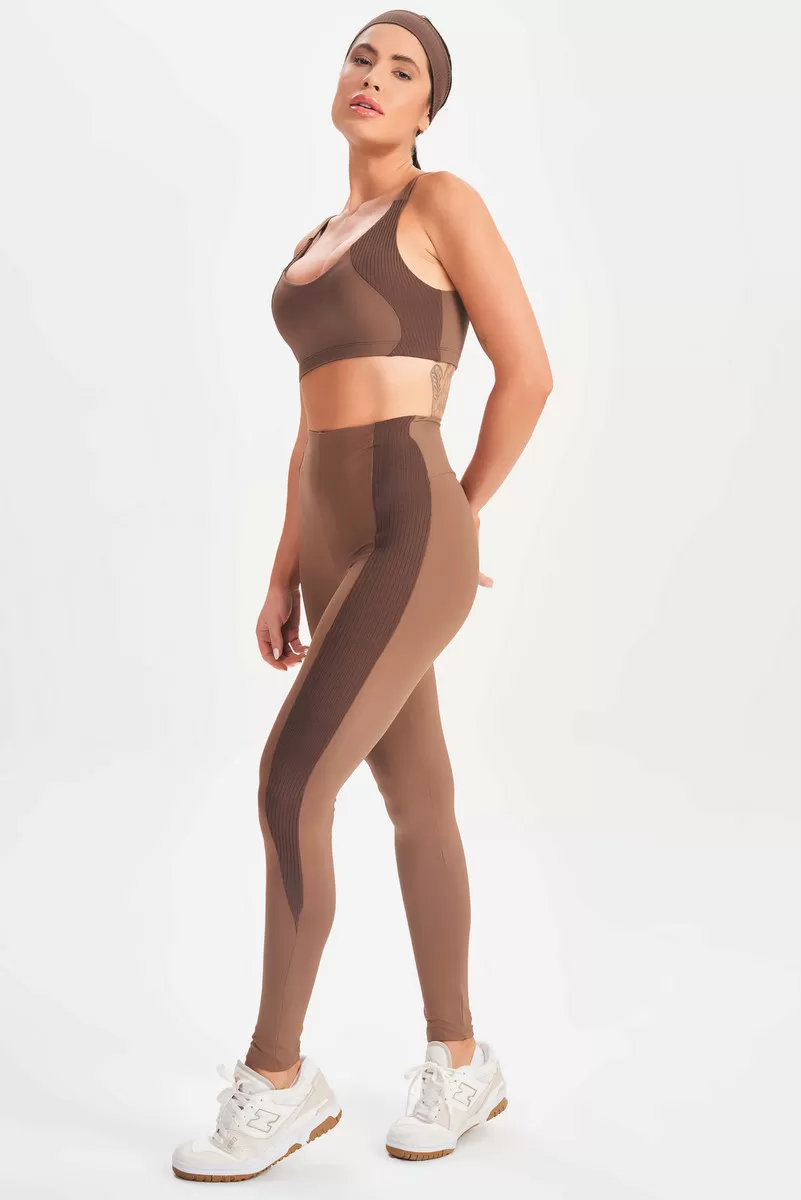 Lets Gym - Radiant Coffee Leggings - 2640CF Lets Gym - Radiant Coffee Leggings - 2640CF