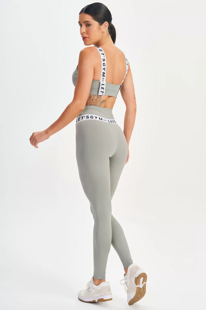 Lets Gym - Burnt Gray Chaos Leggings - 2619CQ Lets Gym - Burnt Gray Chaos Leggings - 2619CQ