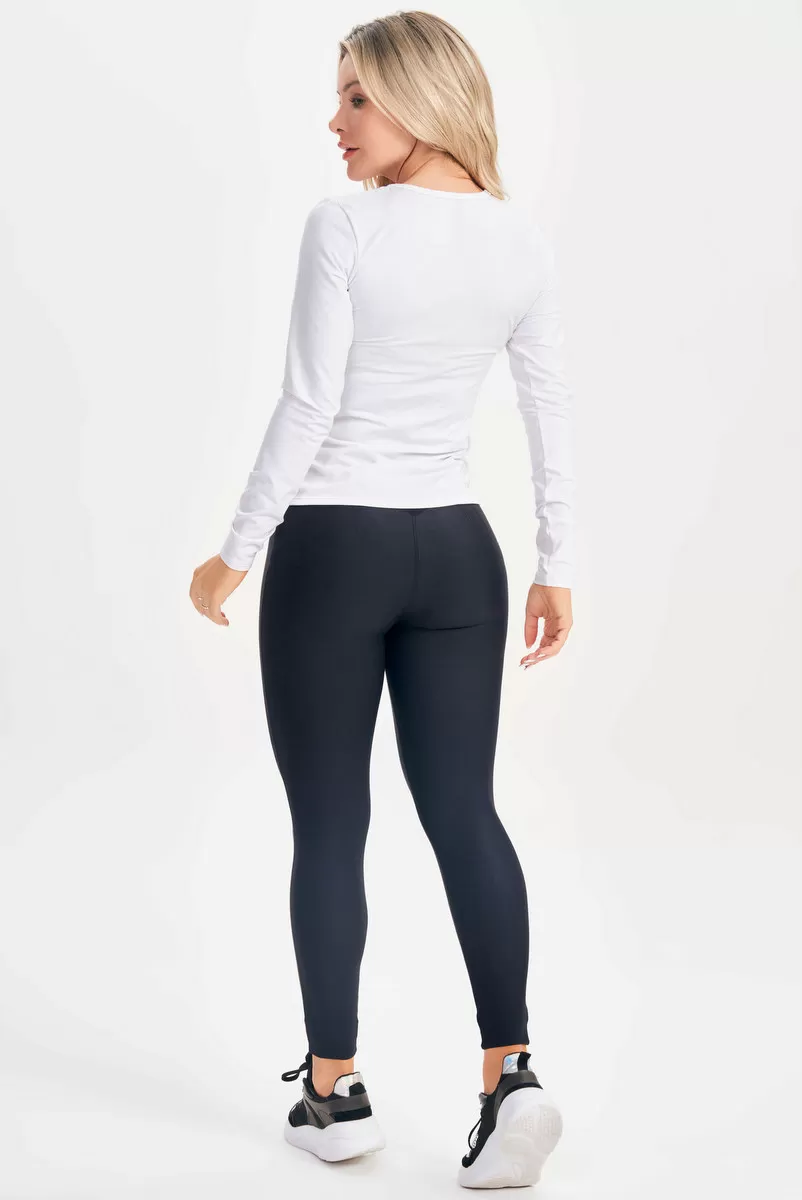 Lets Gym - White Thermal Shirt - 2324BR Lets Gym - White Thermal Shirt - 2324BR