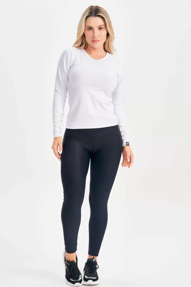Lets Gym - White Thermal Shirt - 2324BR Lets Gym - White Thermal Shirt - 2324BR