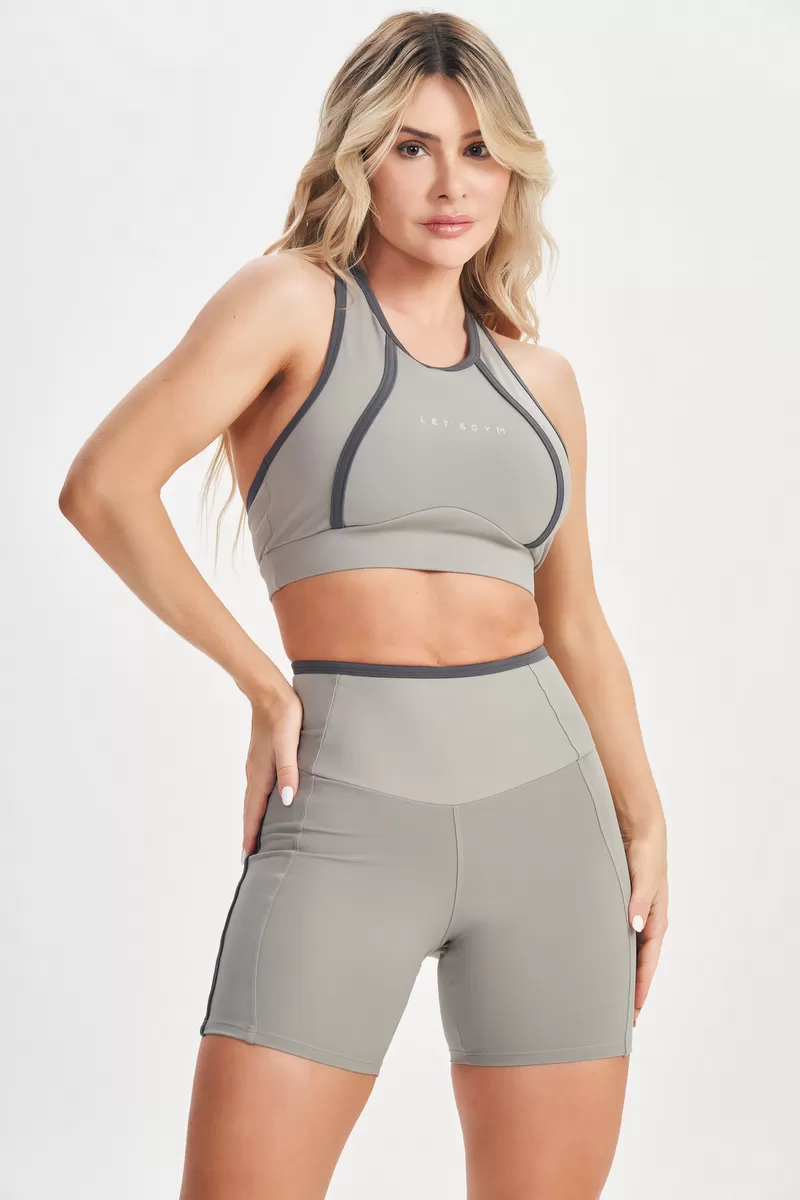 Lets Gym - Chronos Burnt Cement Shorts - 2705CQ Lets Gym - Chronos Burnt Cement Shorts - 2705CQ