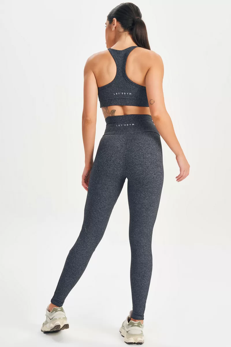 Lets Gym - Basic Fusion Dark Blend Leggings - 2617ME Lets Gym - Basic Fusion Dark Blend Leggings - 2617ME