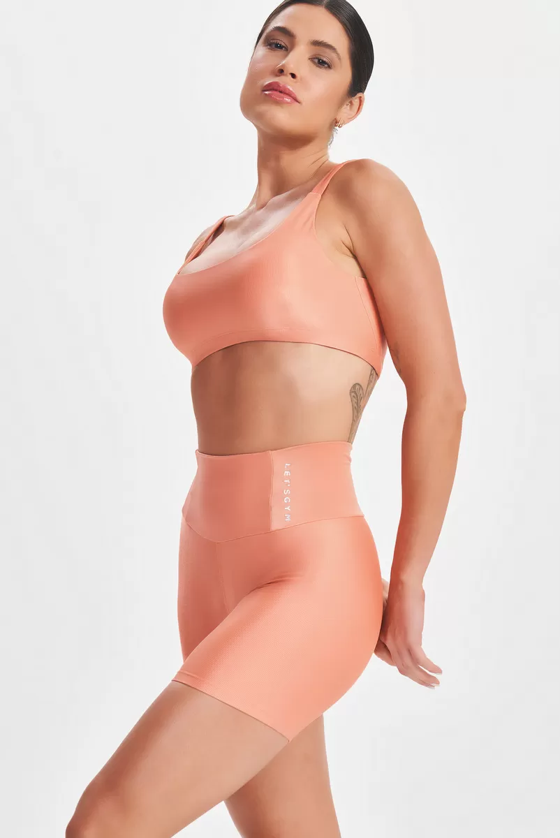 Lets Gym - Minimal Bold Coral Shorts - 2574CL Lets Gym - Minimal Bold Coral Shorts - 2574CL