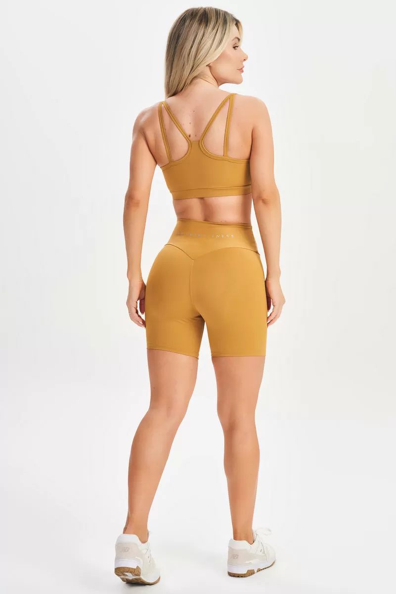 Lets Gym - Let's Basic Mustard Shorts - 2581MD Lets Gym - Let's Basic Mustard Shorts - 2581MD