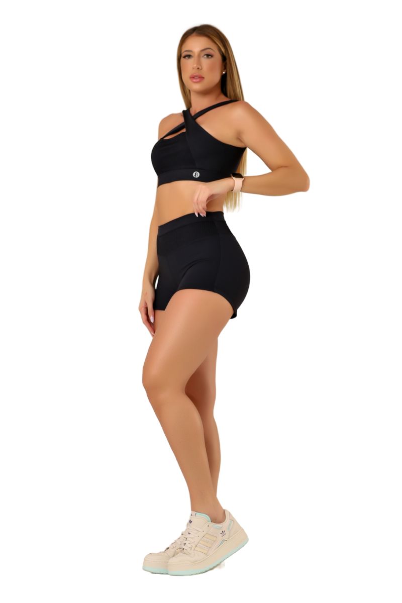 Garotafit - Black Dandy Shorts - SH544A Garotafit - Black Dandy Shorts - SH544A