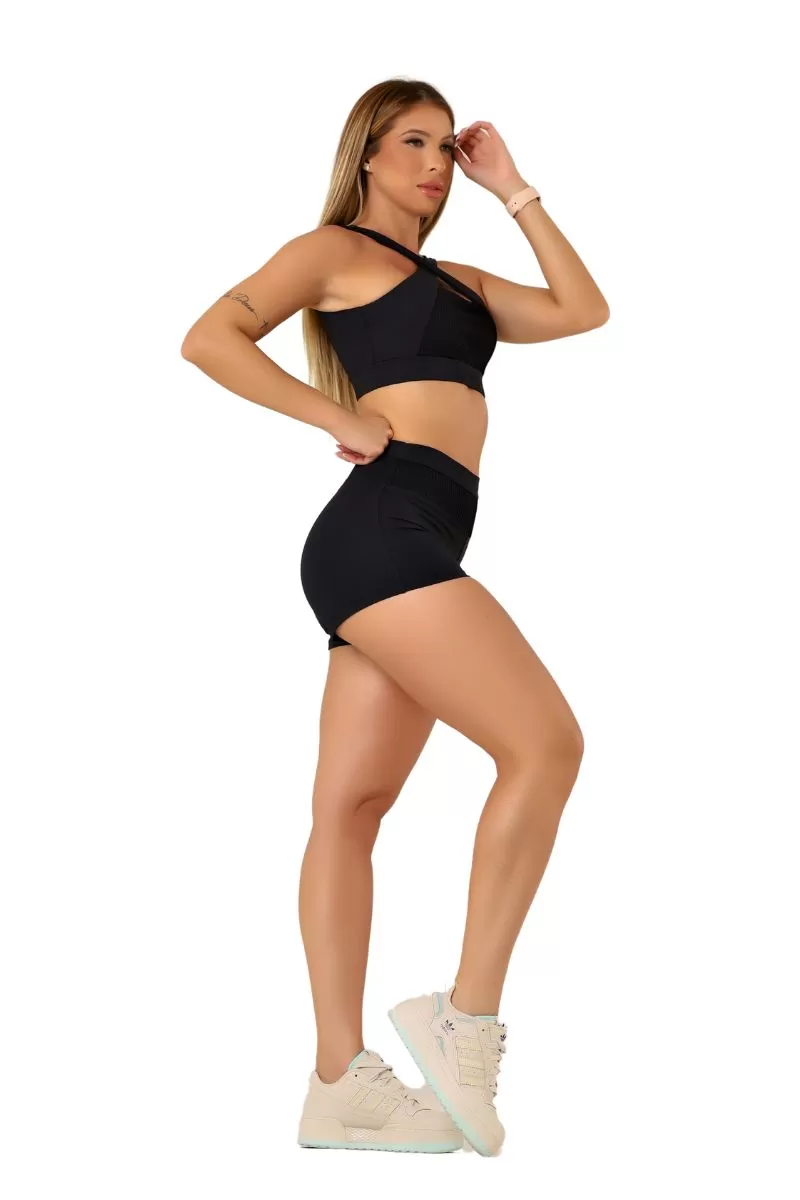 Garotafit - Black Dandy Shorts - SH544A