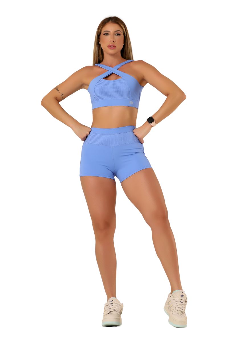 Garotafit - Dandy Hydrangea Shorts - SH544LH Garotafit - Dandy Hydrangea Shorts - SH544LH