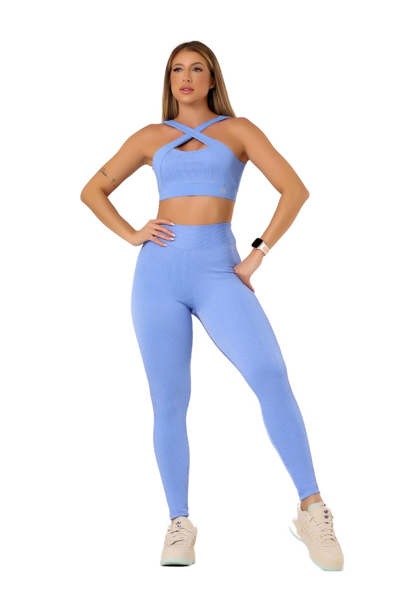 Garotafit - Dandy Hydrangea Pants - FUS484LH