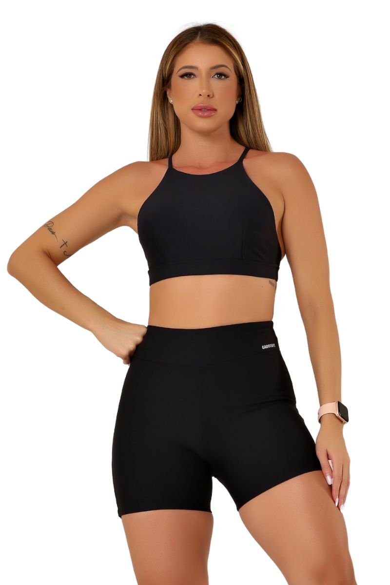 Garotafit - Black Fancy Top - TOB100A