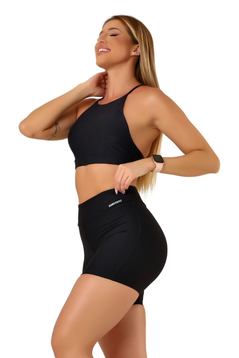 Garotafit - Black Fancy Top - TOB100A Garotafit - Black Fancy Top - TOB100A