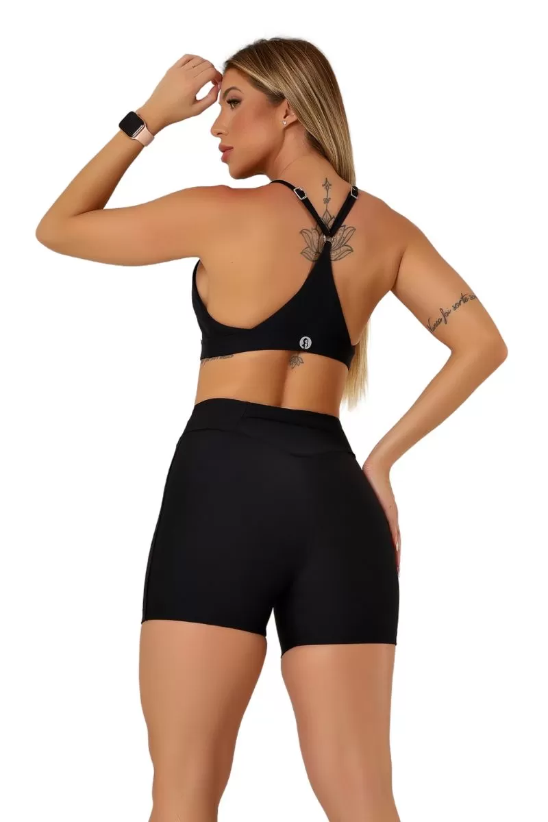 Garotafit - Black Fancy Top - TOB100A