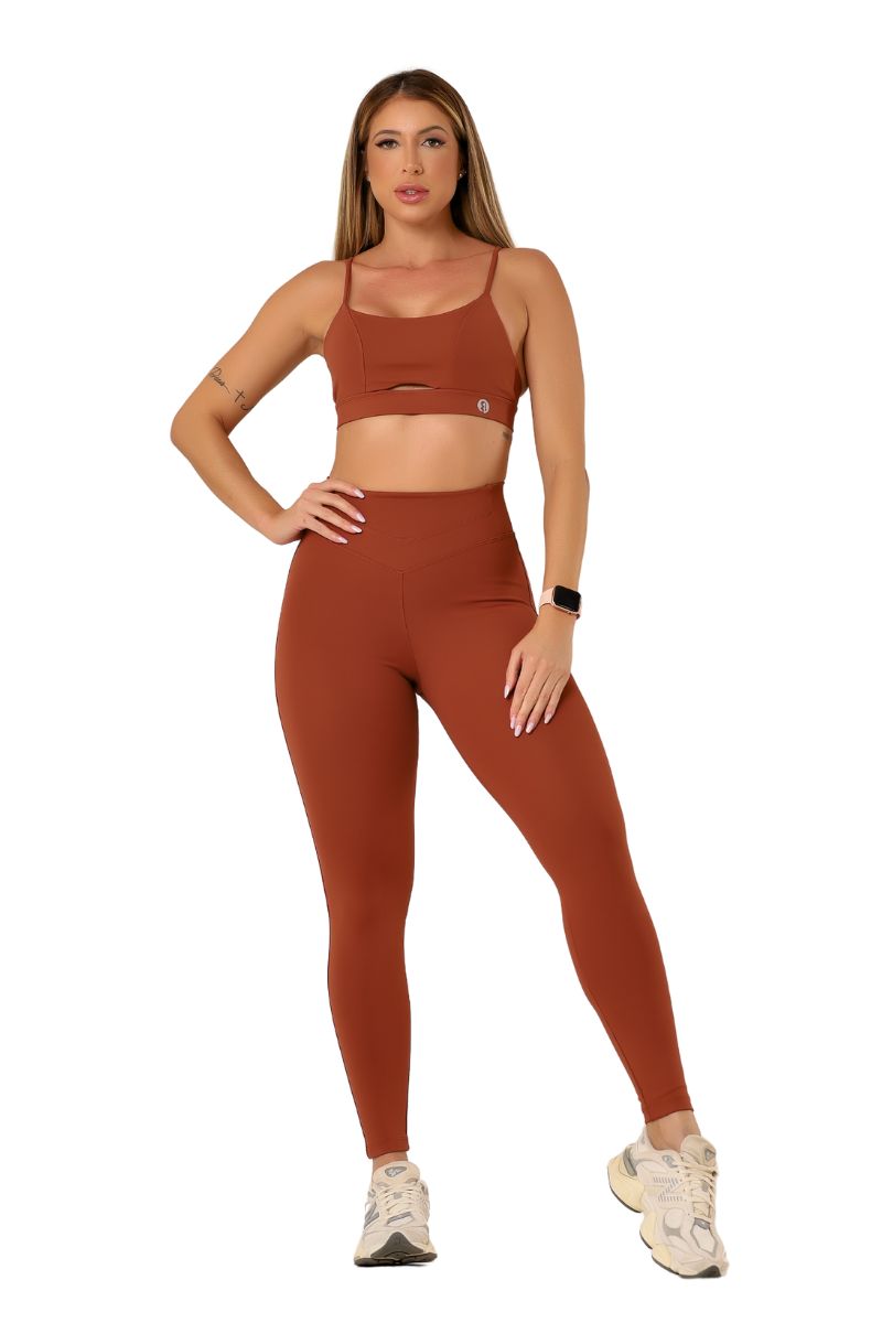 Garotafit - Bonny Hazelnut Pants - FUS486NA