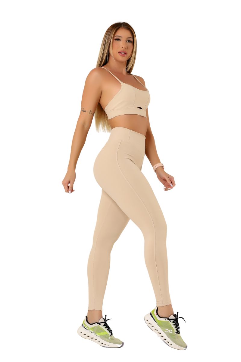 Garotafit - Bonny Oatmeal Pants - FUS486IA Garotafit - Bonny Oatmeal Pants - FUS486IA