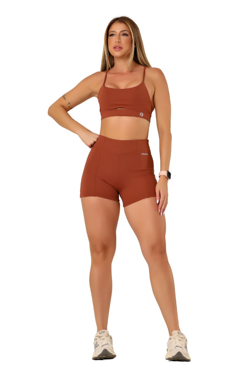 Garotafit - Bonny Hazelnut Shorts - SH546NA
