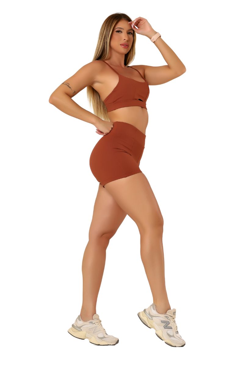 Garotafit - Bonny Hazelnut Shorts - SH546NA Garotafit - Bonny Hazelnut Shorts - SH546NA