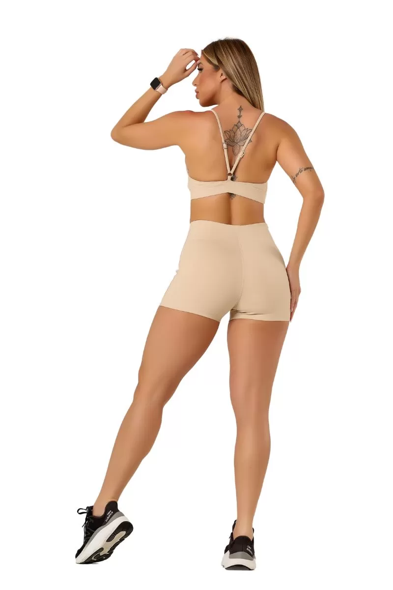 Garotafit - Bonny Oatmeal Shorts - SH546IA