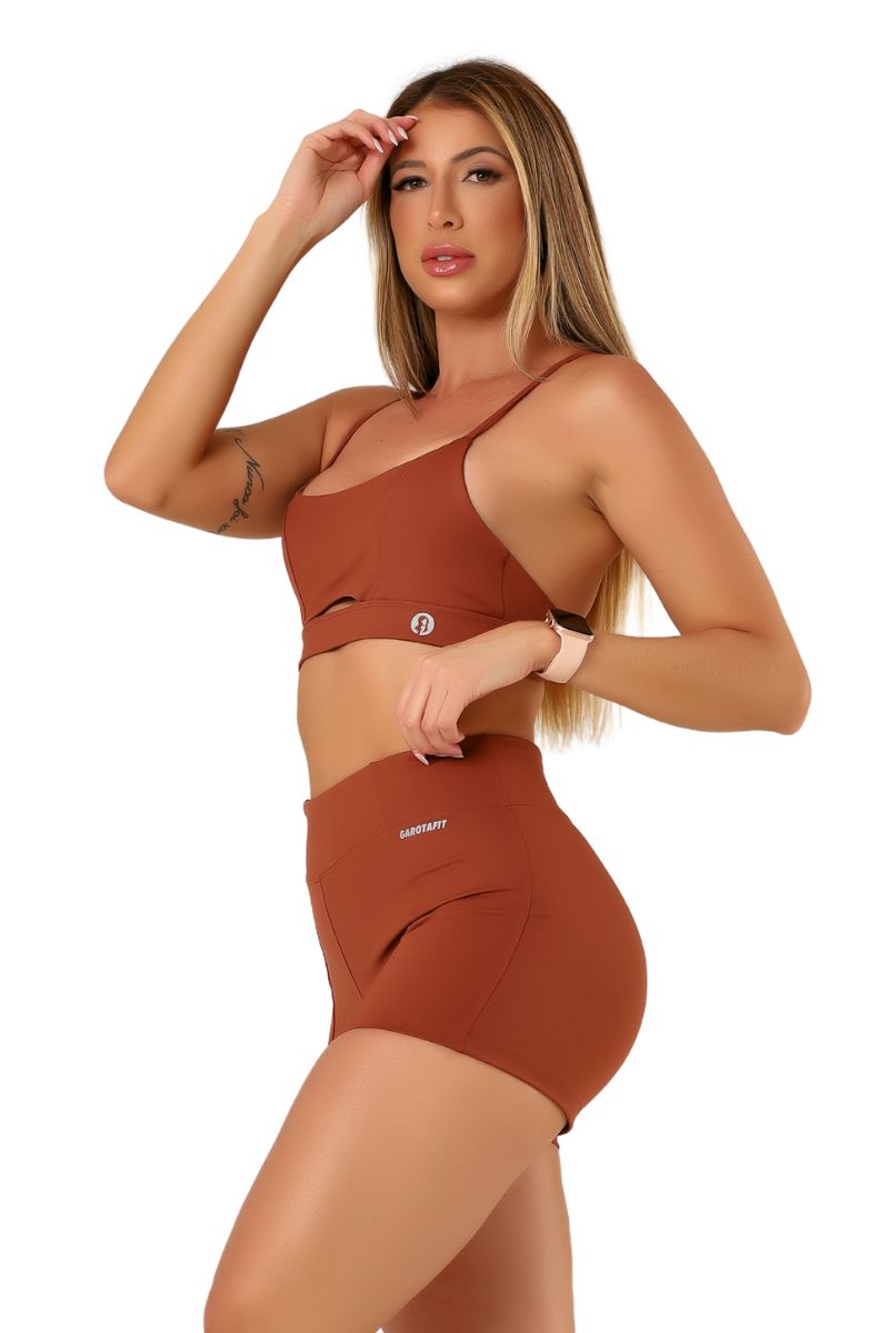 Garotafit - Bonny Hazelnut Top - TOB101NA Garotafit - Bonny Hazelnut Top - TOB101NA