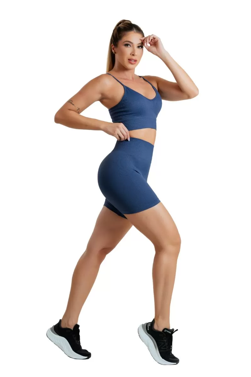 Garotafit - Seamless Noa Blue Jeans Set - SCJ132LJGG