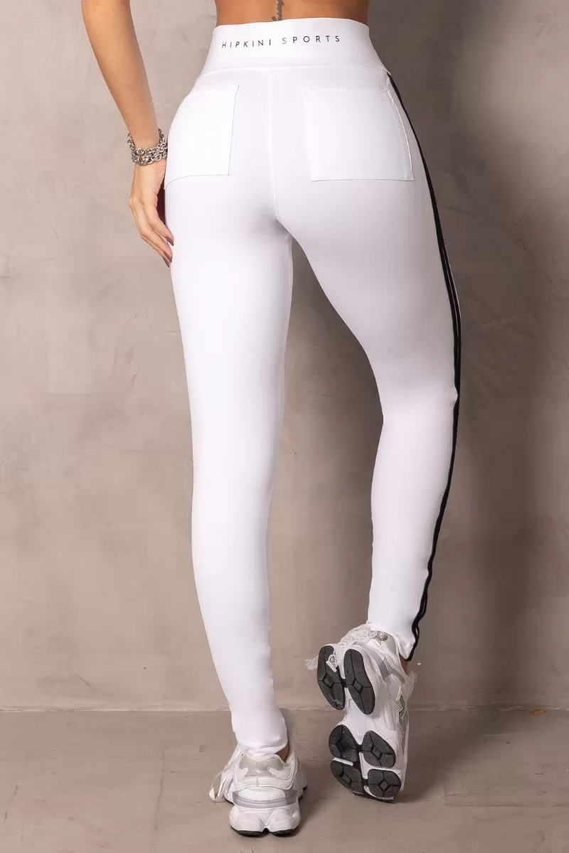 Hipkini - Summertime White Leggings with Wrap Waistband - 33330949 Hipkini - Summertime White Leggings with Wrap Waistband - 33330949