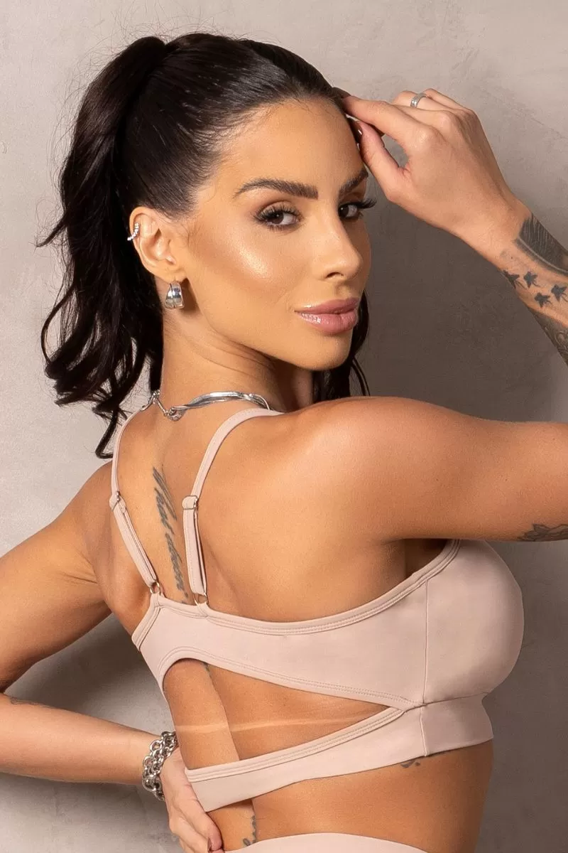 Hipkini - Summertime Nude Top with Silk - 33330960