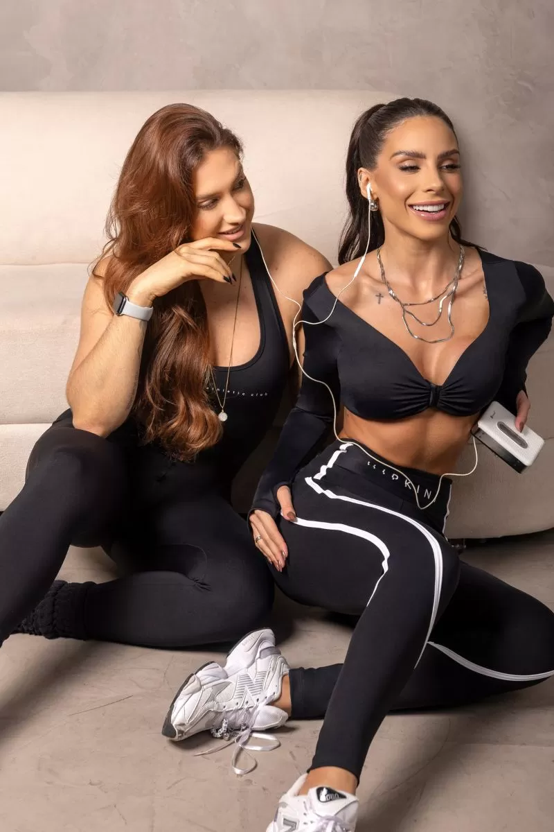 Hipkini - Black Summertime Leggings with Vivid Detail - 33330954 Hipkini - Black Summertime Leggings with Vivid Detail - 33330954
