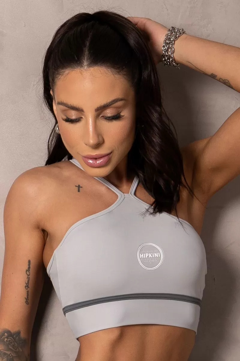 Hipkini - Summertime Grey Trapeze Top - 33330955
