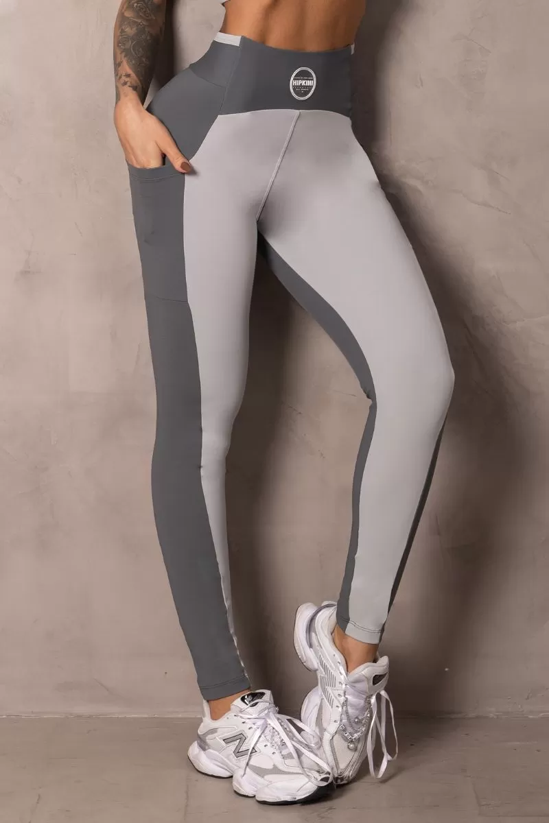 Hipkini - Summertime Grey Leggings with Cutouts - 33330956 Hipkini - Summertime Grey Leggings with Cutouts - 33330956