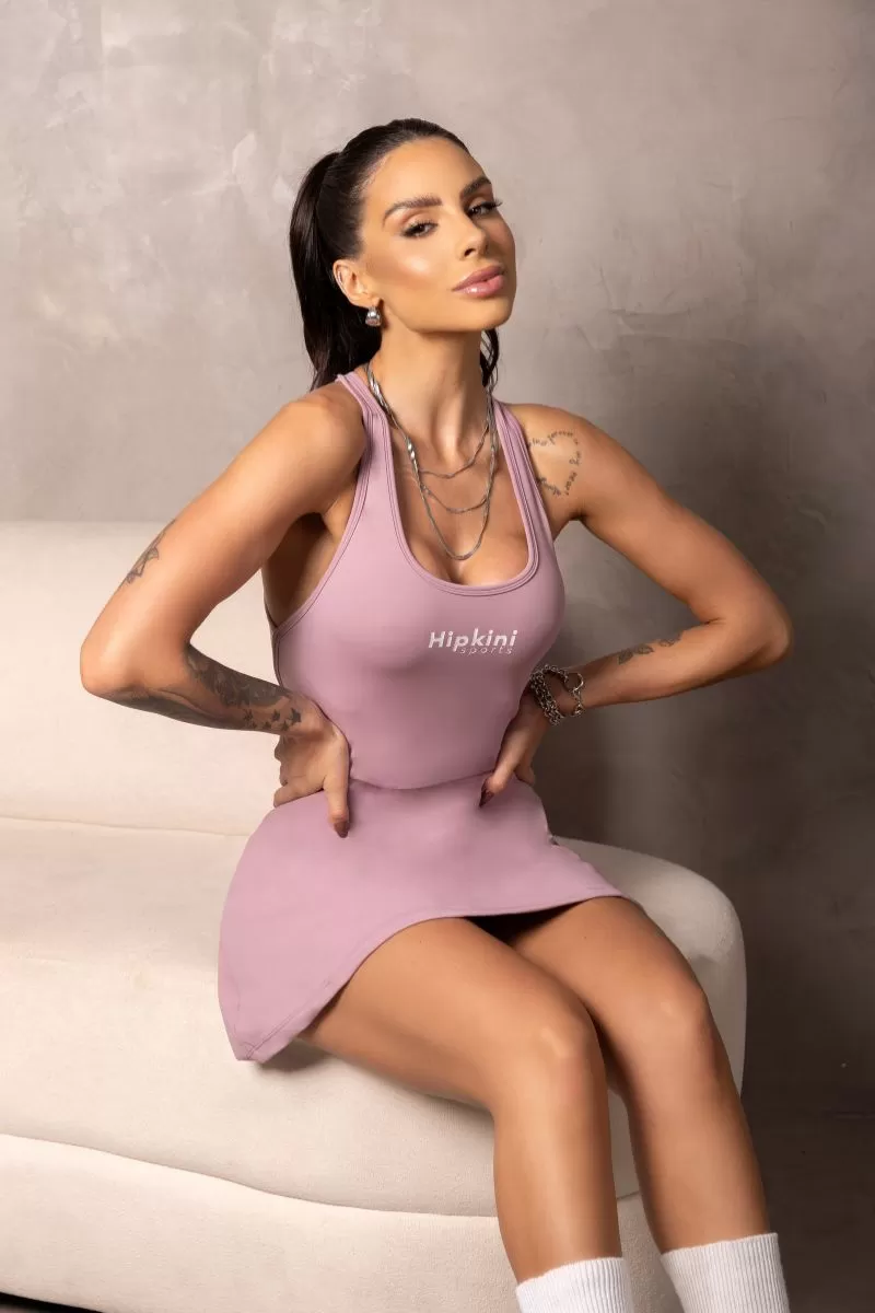 Hipkini - Summertime Rose Gold Cross Strap Romper - 33330967