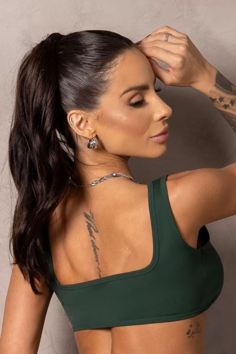 Hipkini - Summertime Green Top with Silk - 33330970