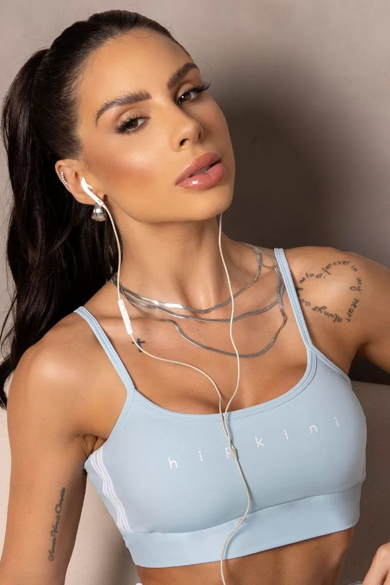 Hipkini - Baby Blue Summertime Top with Cutouts - 33330975