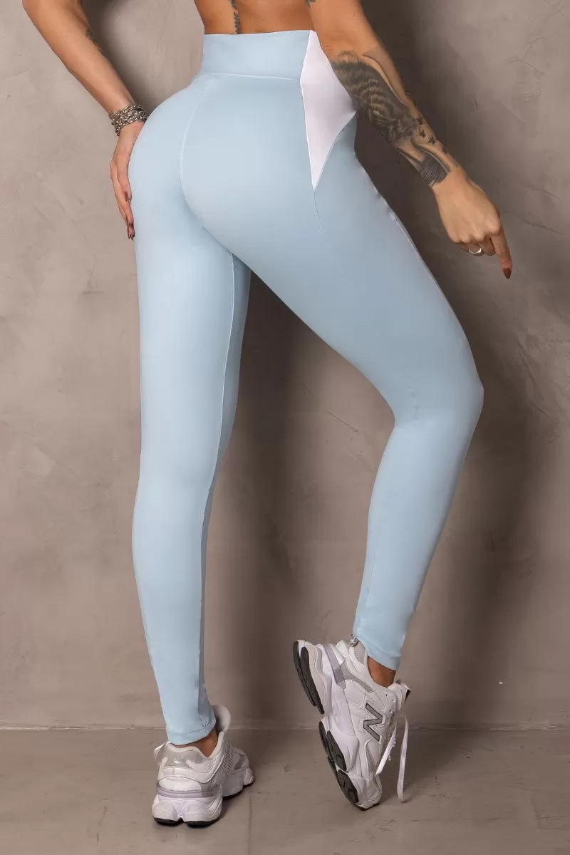Hipkini - Baby Blue Summertime Leggings with Cutouts - 33330976