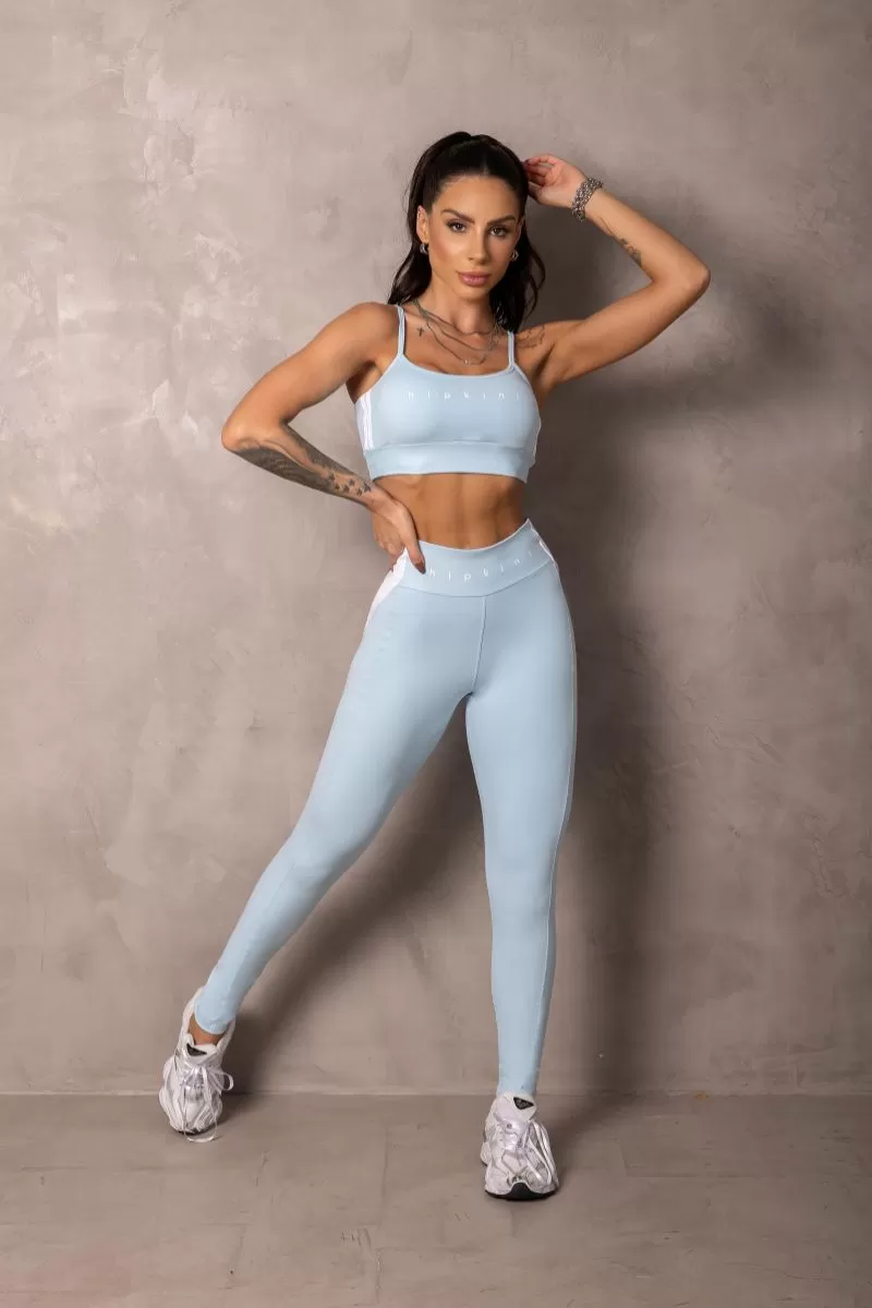 Hipkini - Baby Blue Summertime Leggings with Cutouts - 33330976