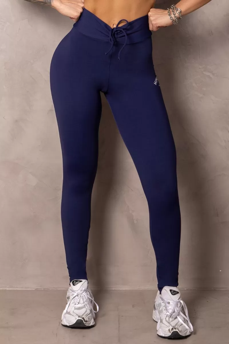 Hipkini - Navy Blue Summertime Leggings with Tie Waistband - 33330979 Hipkini - Navy Blue Summertime Leggings with Tie Waistband - 33330979