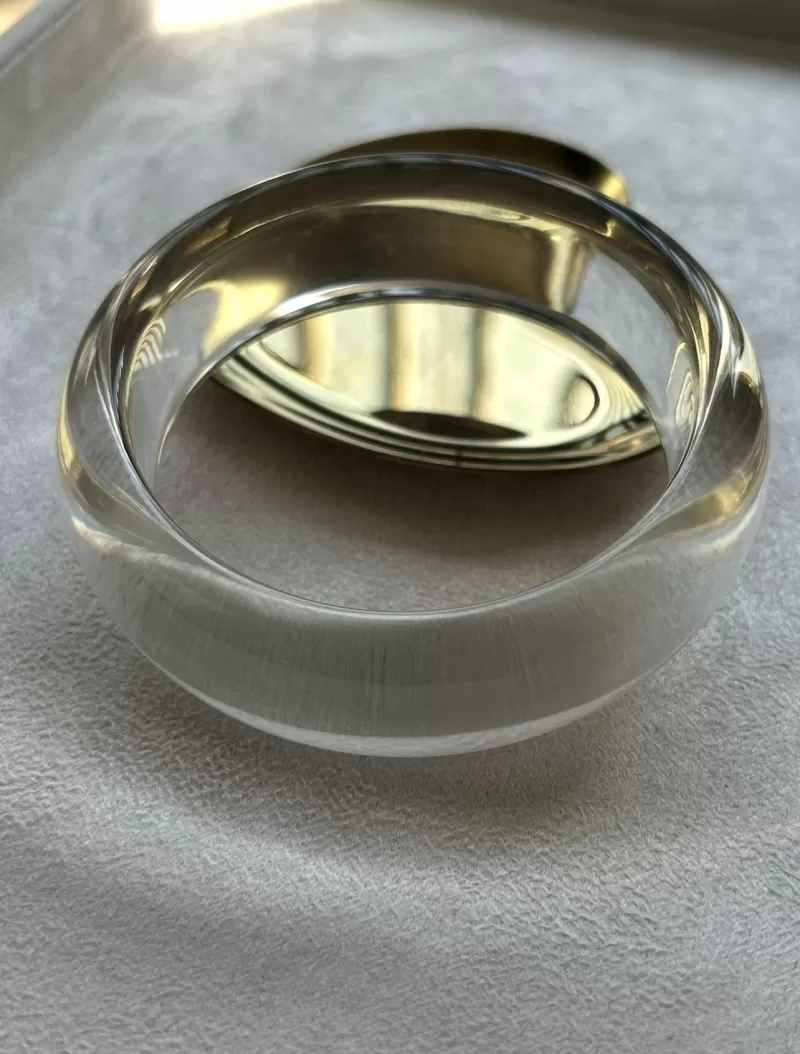 Mikabe - Bracelete Resina Transparente - MK2020