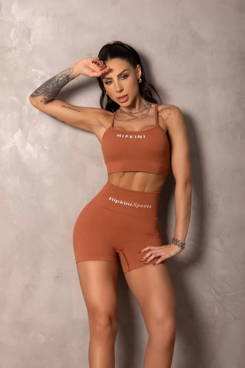 Hipkini - Summertime Seamless Caramel Push up Shorts - 33331186