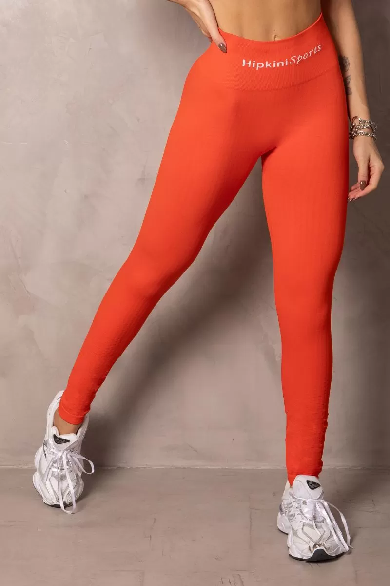 Hipkini - Summertime Seamless Brocade Acerola Legging - 33331177