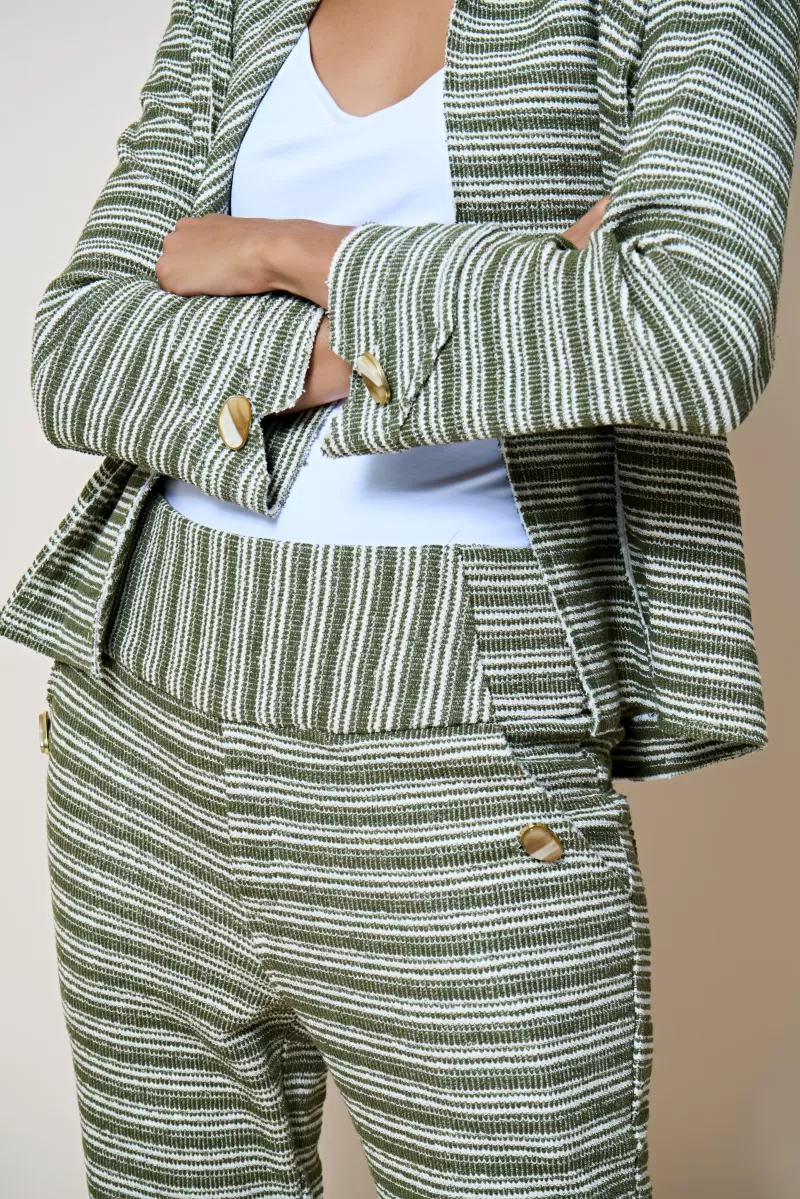 Hidrogênio - GREEN PLEATED SLEEVE COAT - 20339009 Hidrogênio - GREEN PLEATED SLEEVE COAT - 20339009