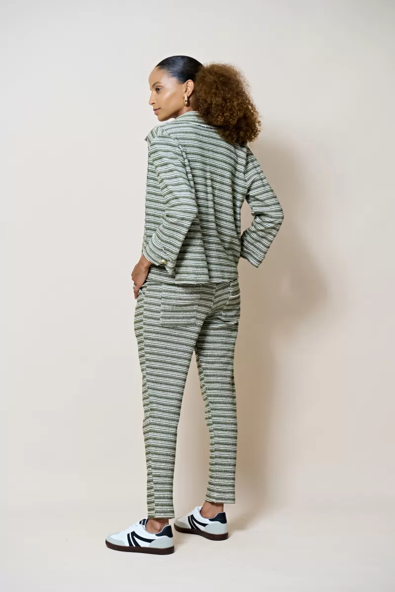 Hidrogênio - GREEN PLEATED SLEEVE COAT - 20339009 Hidrogênio - GREEN PLEATED SLEEVE COAT - 20339009